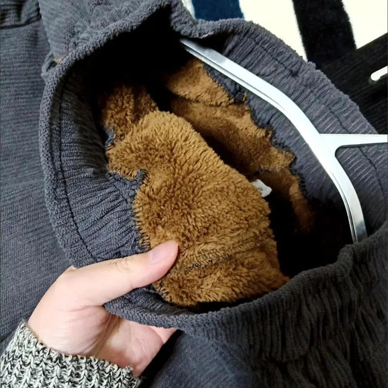 Velina Moda | Winter Jogging Pants - Warm Plush Lining & Casual Design