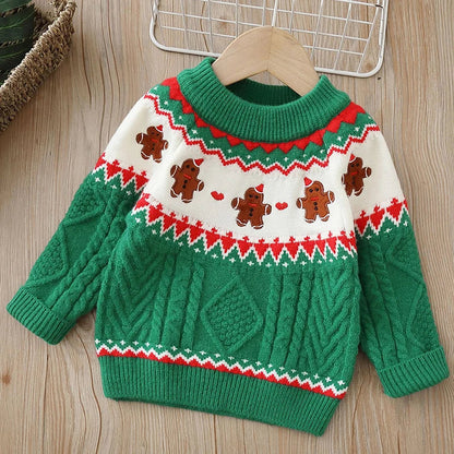 Velina Moda | Kids Sweater with Teddy Bear - Soft Plush Sweater for Boys and Girls