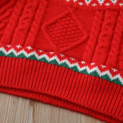 Velina Moda | Kids Sweater with Teddy Bear - Soft Plush Sweater for Boys and Girls
