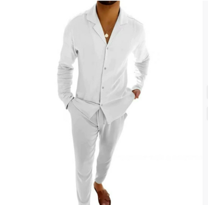 Gael – Relaxed linen set for men