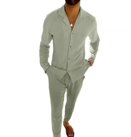 Gael – Relaxed linen set for men