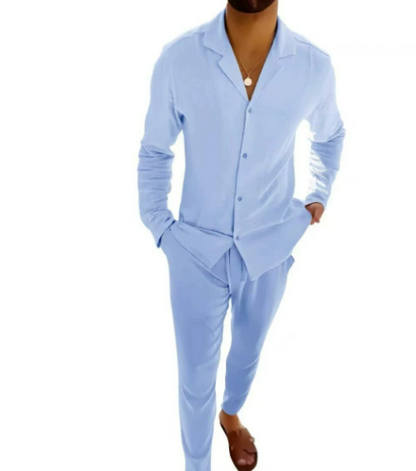 Gael – Relaxed linen set for men