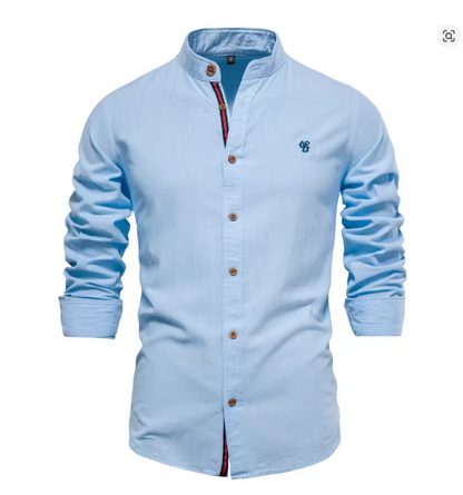 Velina Moda | Men's elegant linen shirt