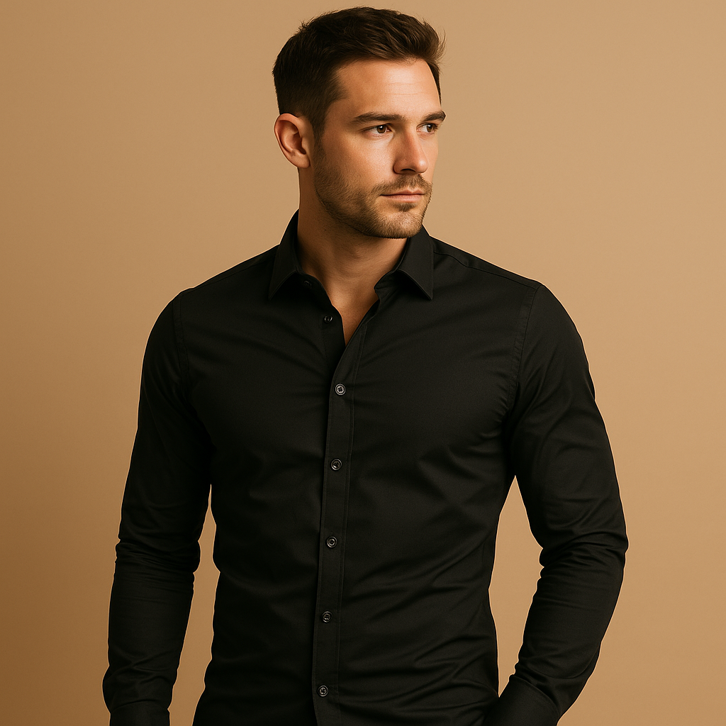Velina Moda | Fit Shirt with Lapel Collar for Men - Shirts