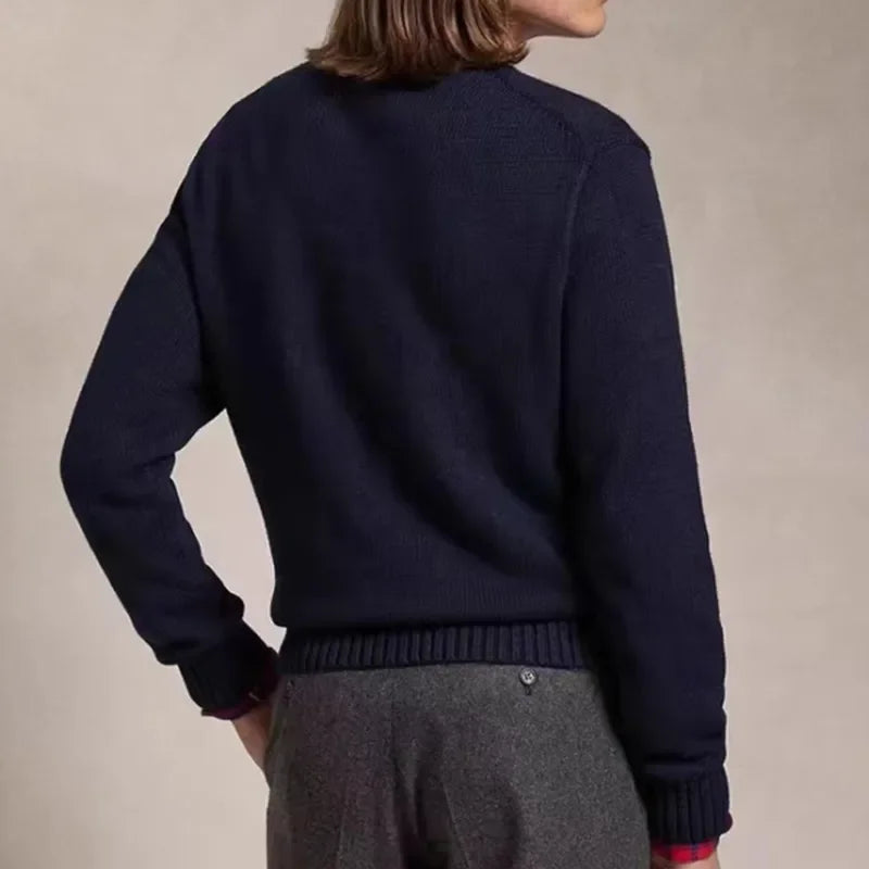 Velina Moda | Party sweater made of cotton - Stylish and comfortable sweater for winter