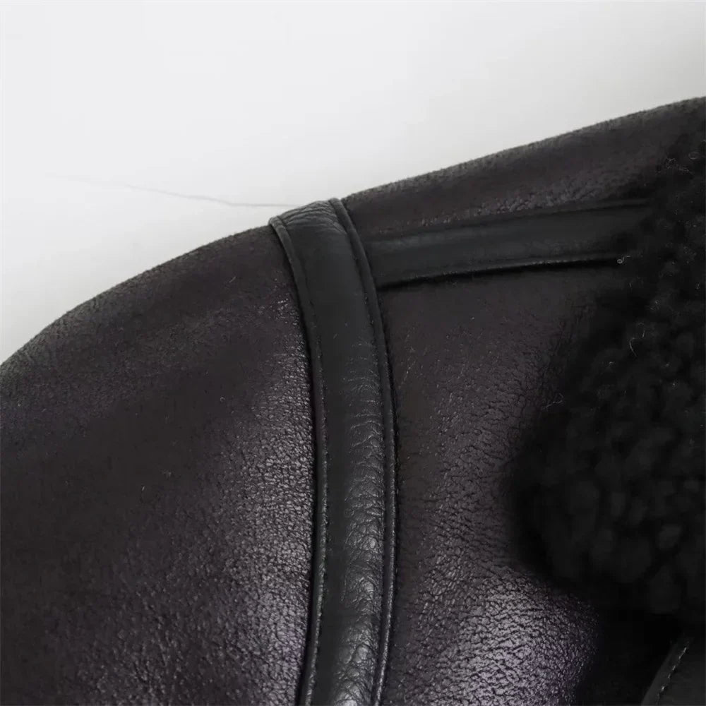 Velina Moda | Double-Side Coat - Elegant & Comfortable Jacket with Belt and Modern Collar for Autumn