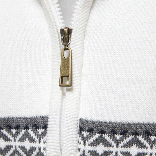 Velina Moda | Sweatshirt - Men's Retro Pattern Sweatshirt with Comfortable and Unique Design