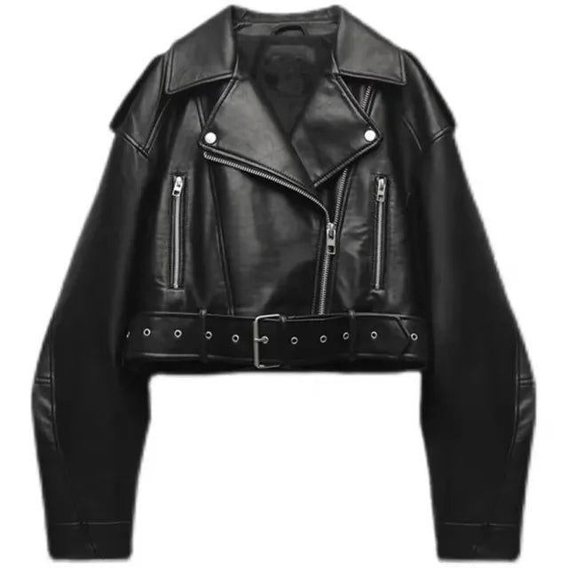 Velina Moda | Modern short biker jacket