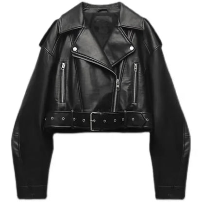 Velina Moda | Modern short biker jacket