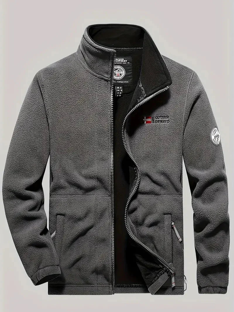 Velina Moda | Fleece Jacket Men - High-Quality Insulation