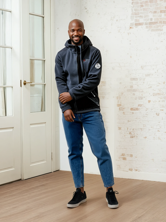 Velina Moda | Fleece Jacket Men - High-Quality Insulation