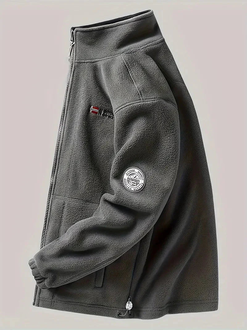 Velina Moda | Fleece Jacket Men - High-Quality Insulation