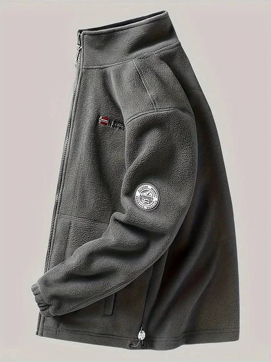 Velina Moda | Fleece Jacket Men - High-Quality Insulation