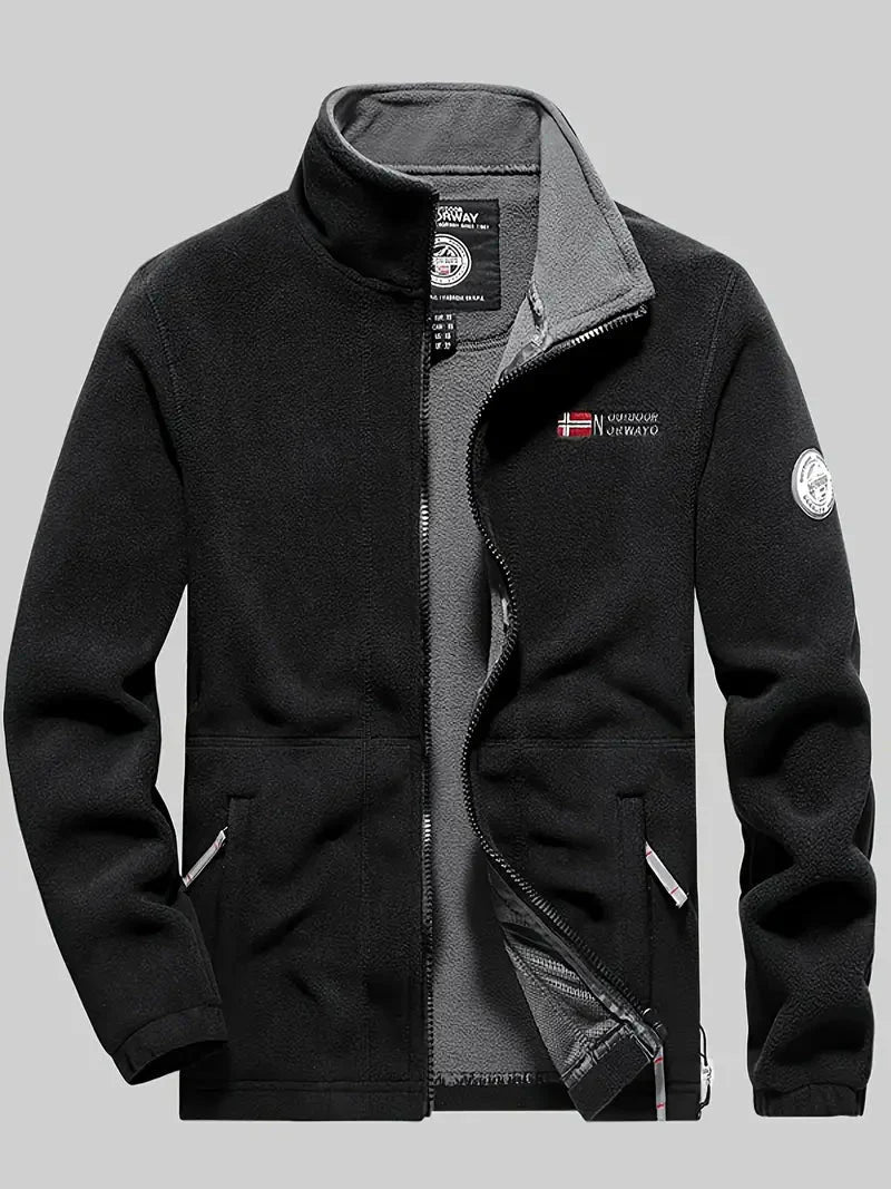 Velina Moda | Fleece Jacket Men - High-Quality Insulation