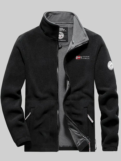 Velina Moda | Fleece Jacket Men - High-Quality Insulation
