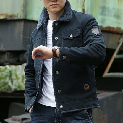 Velina Moda | Long Winter Jacket Men Padded and Comfortable