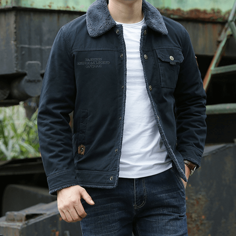 Velina Moda | Long Winter Jacket Men Padded and Comfortable