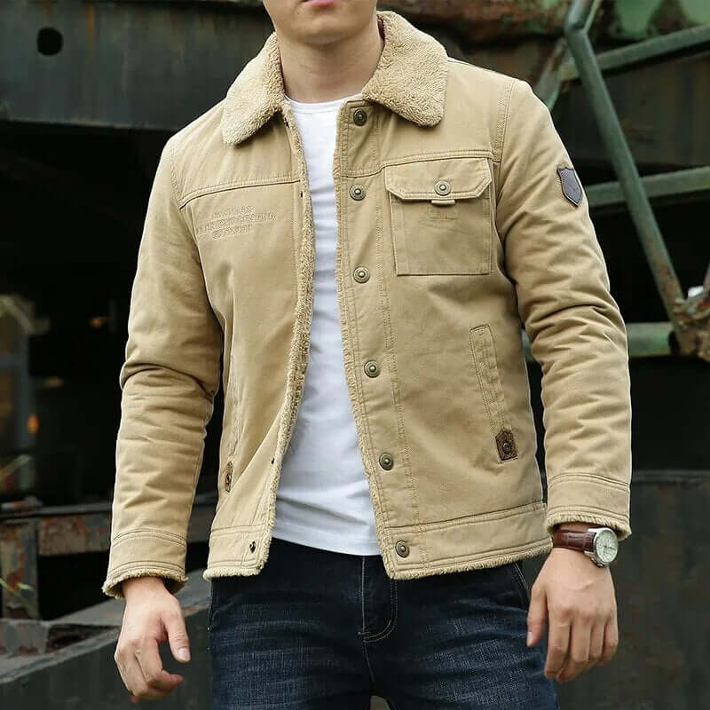 Velina Moda | Long Winter Jacket Men Padded and Comfortable