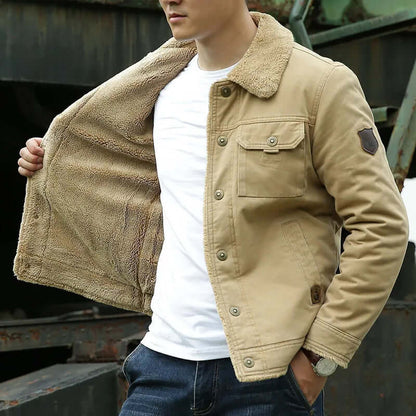 Velina Moda | Long Winter Jacket Men Padded and Comfortable