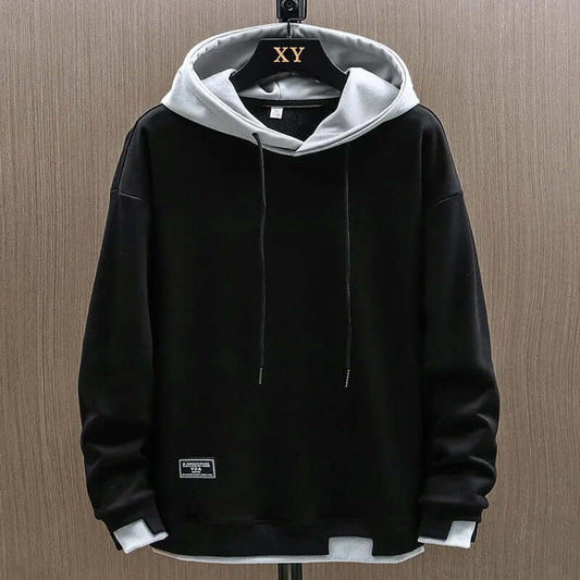 Velina Moda | Men's hoodie made of soft cotton fabric for spring and autumn