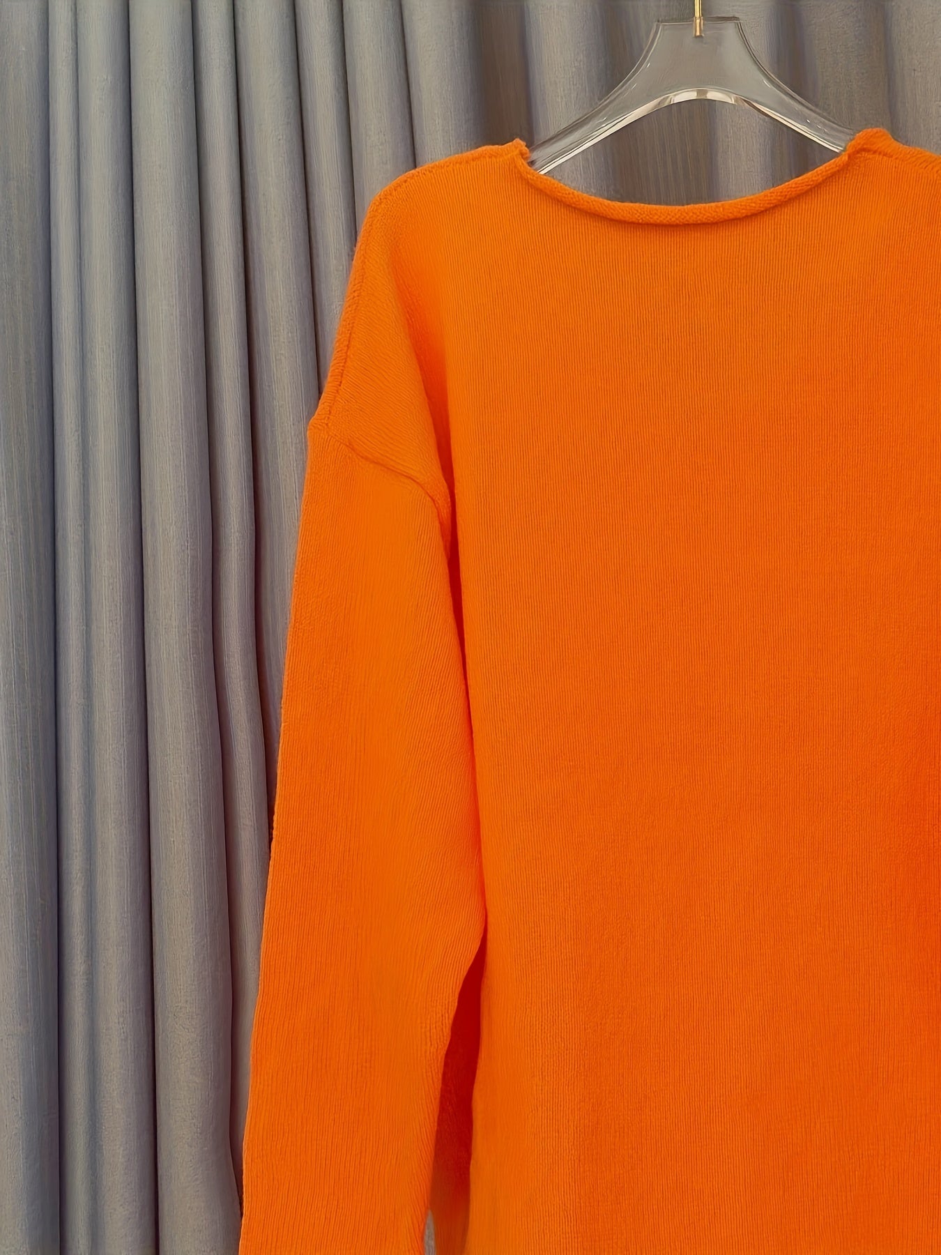 Velina Moda | Women's V-Neck Plus Size Sweater