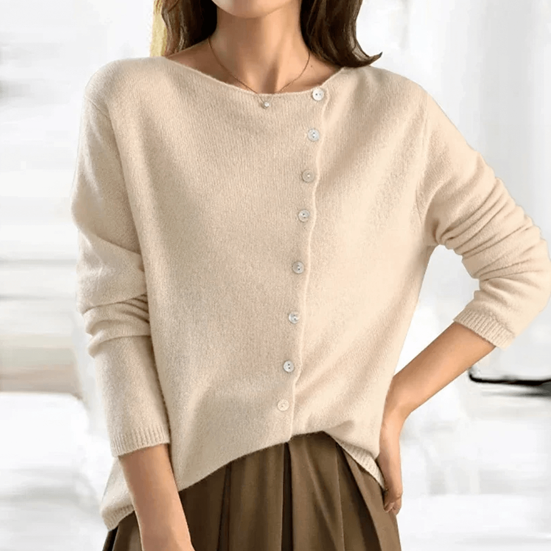 Velina Moda | Button Sweater Women - Stylish Sweaters for Autumn and Winter