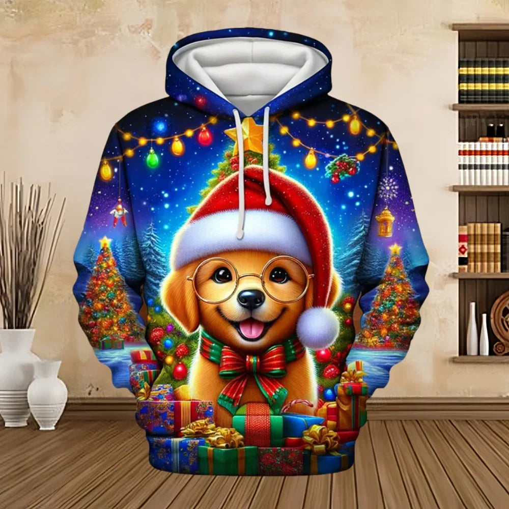 Velina Moda | Christmas Sweater with Print - Comfortable & Stylish Sweatshirt for the Holidays