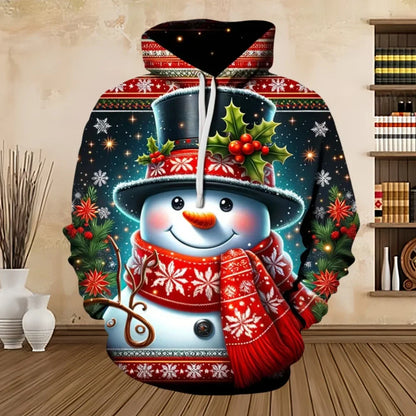 Velina Moda | Christmas Sweater with Print - Comfortable & Stylish Sweatshirt for the Holidays