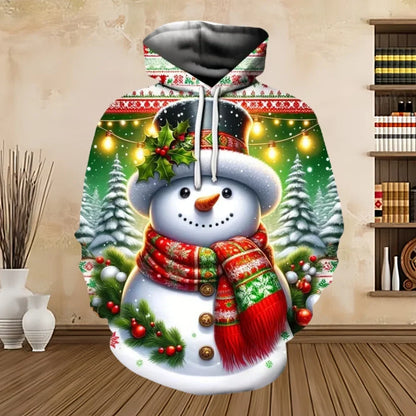 Velina Moda | Christmas Sweater with Print - Comfortable & Stylish Sweatshirt for the Holidays
