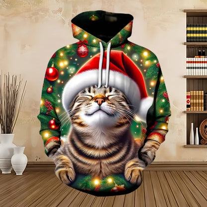 Velina Moda | Christmas Sweater with Print - Comfortable & Stylish Sweatshirt for the Holidays