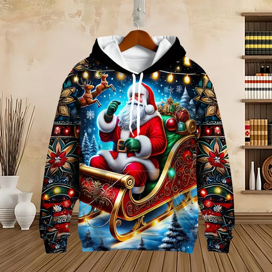 Velina Moda | Christmas Sweater with Print - Comfortable & Stylish Sweatshirt for the Holidays