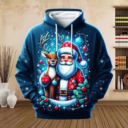 Velina Moda | Christmas Sweater with Print - Comfortable & Stylish Sweatshirt for the Holidays
