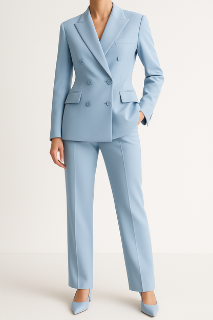 Velina Moda | Blazer and Pants Set - Formal Wear
