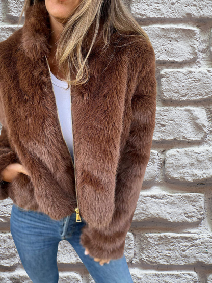 Velina Moda | Autumn jacket for women - Trendy outer jacket