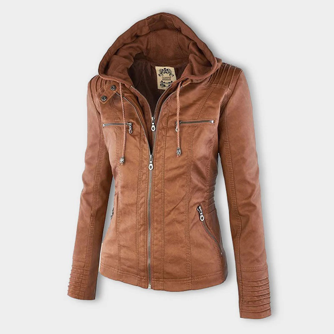 Velina Moda | Women's Jacket with Hood Long Women's Jacket Winter