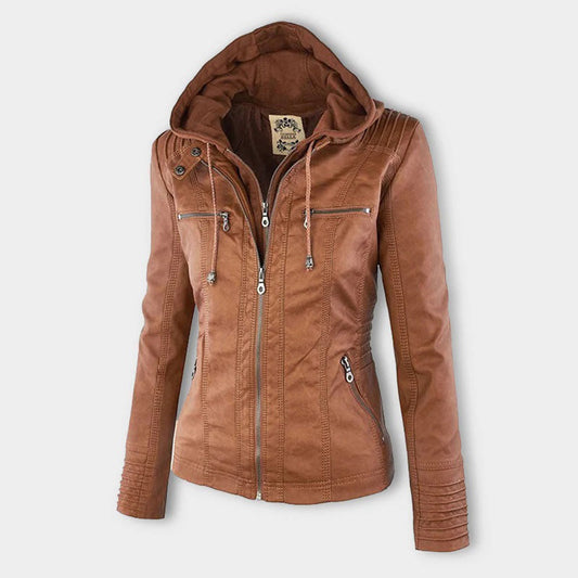 Velina Moda | Women's Jacket with Hood Long Women's Jacket Winter