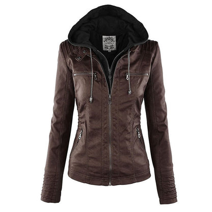 Velina Moda | Women's Jacket with Hood Long Women's Jacket Winter