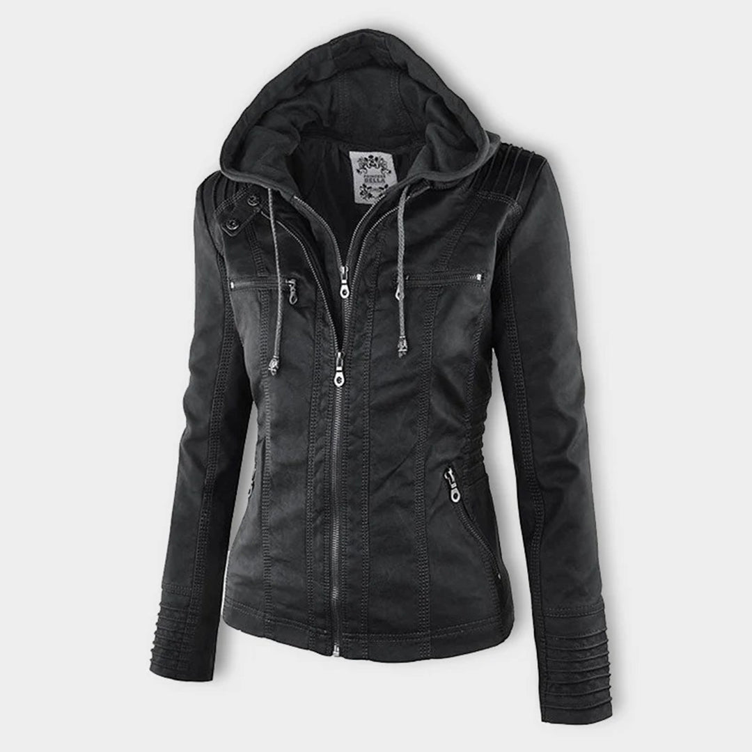 Velina Moda | Women's Jacket with Hood Long Women's Jacket Winter