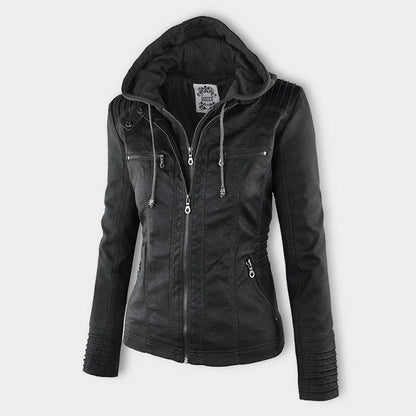 Velina Moda | Women's Jacket with Hood Long Women's Jacket Winter