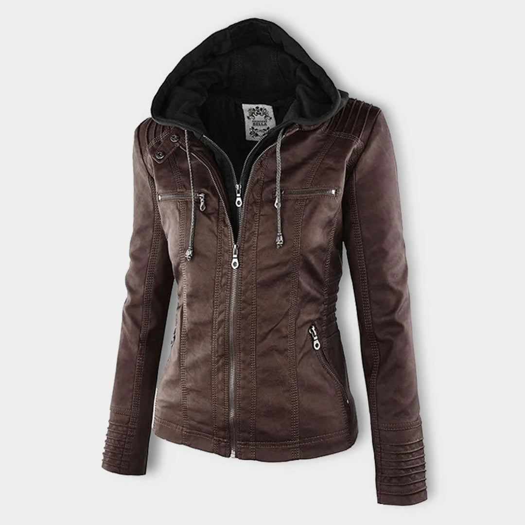 Velina Moda | Women's Jacket with Hood Long Women's Jacket Winter