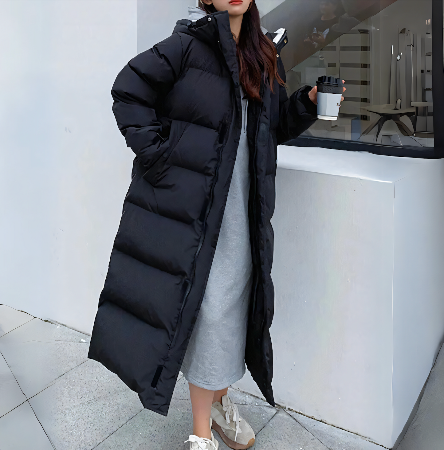 Velina Moda | Down jacket Long winter jacket