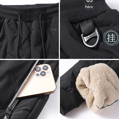 Velina Moda | Men's Double Layer Pants - Fleece Lined & Stylish Design