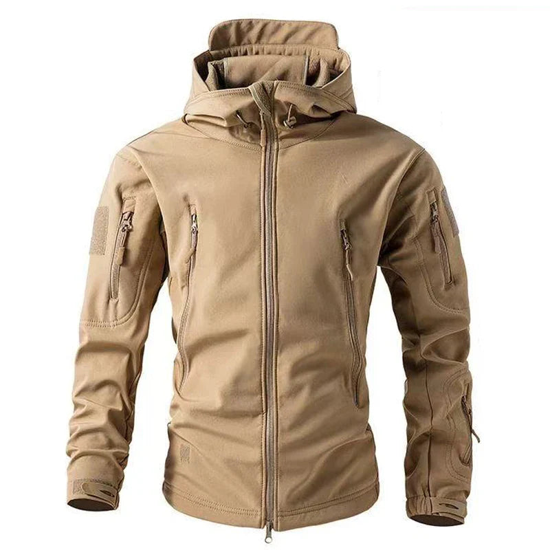 Velina Moda | Softshell Hoodie - Waterproof Jacket for Men