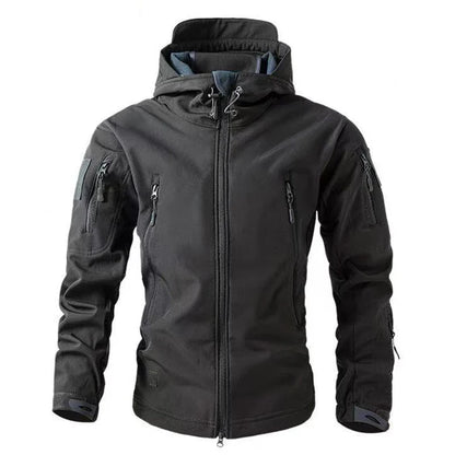 Velina Moda | Softshell Hoodie - Waterproof Jacket for Men