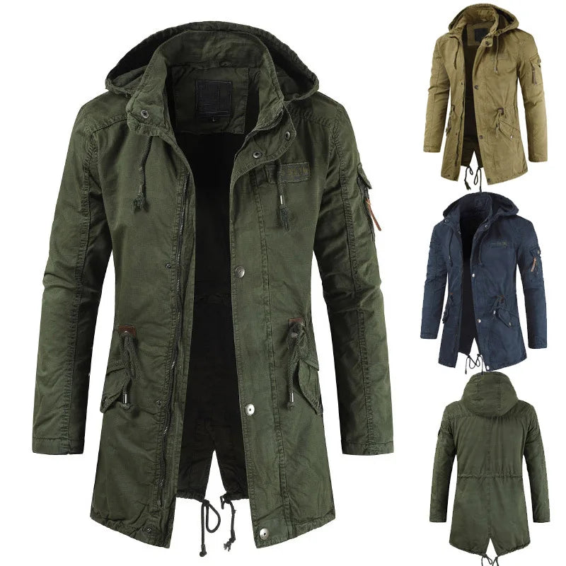 Velina Moda | Men's Parka Fleece - Comfortable Windbreaker