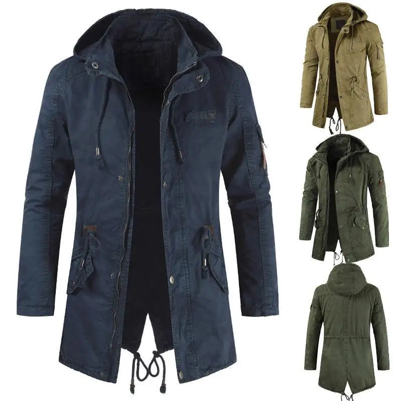 Velina Moda | Men's Parka Fleece - Comfortable Windbreaker