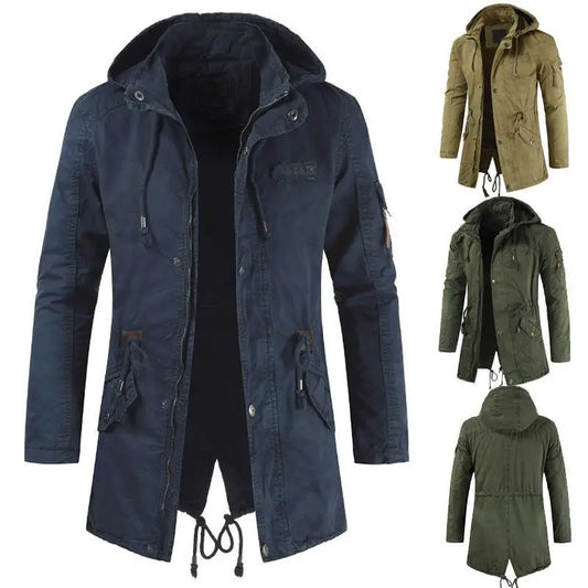 Velina Moda | Men's Parka Fleece - Comfortable Windbreaker