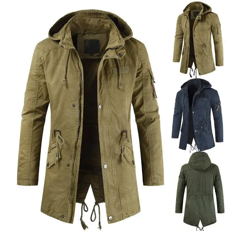 Velina Moda | Men's Parka Fleece - Comfortable Windbreaker