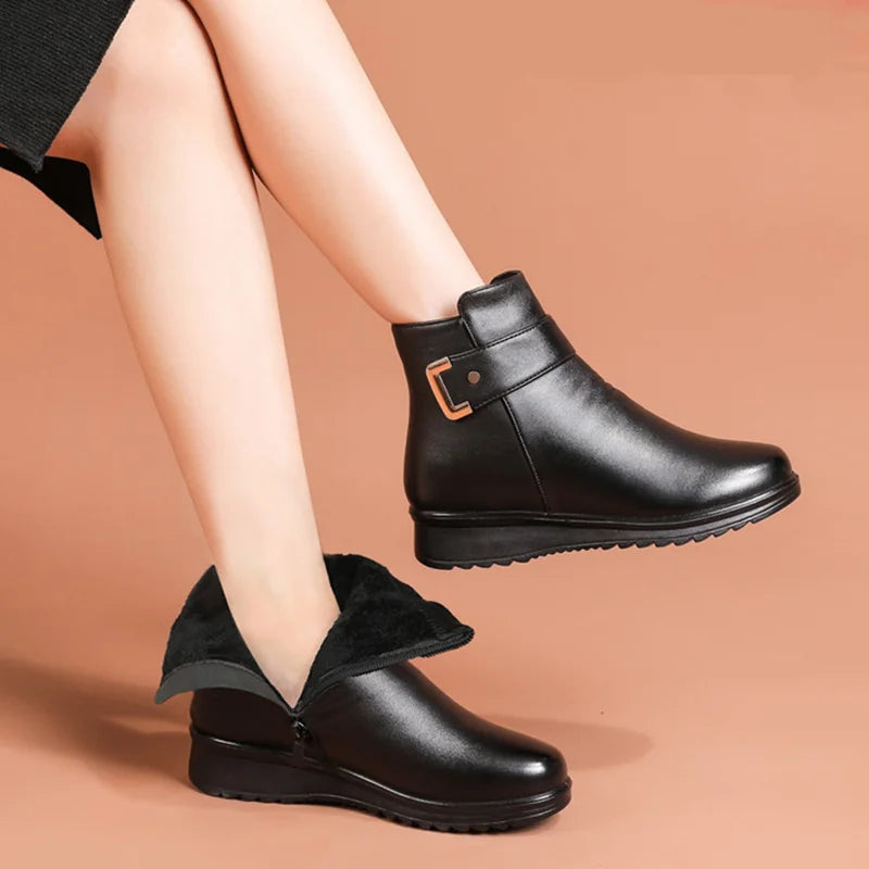 Velina Moda | Orthopedic boots made of genuine leather