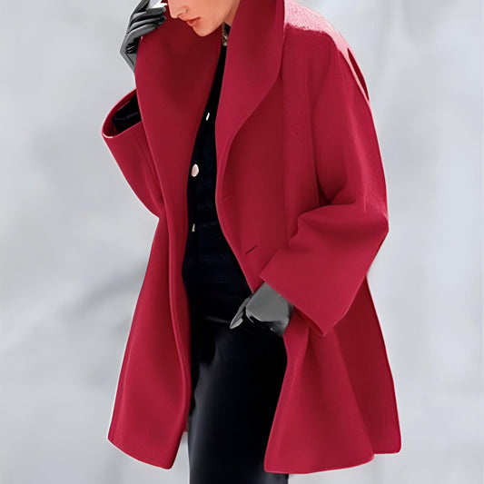 Velina Moda | Women's Jacket - Timeless Long Winter Coat for Cold Weather